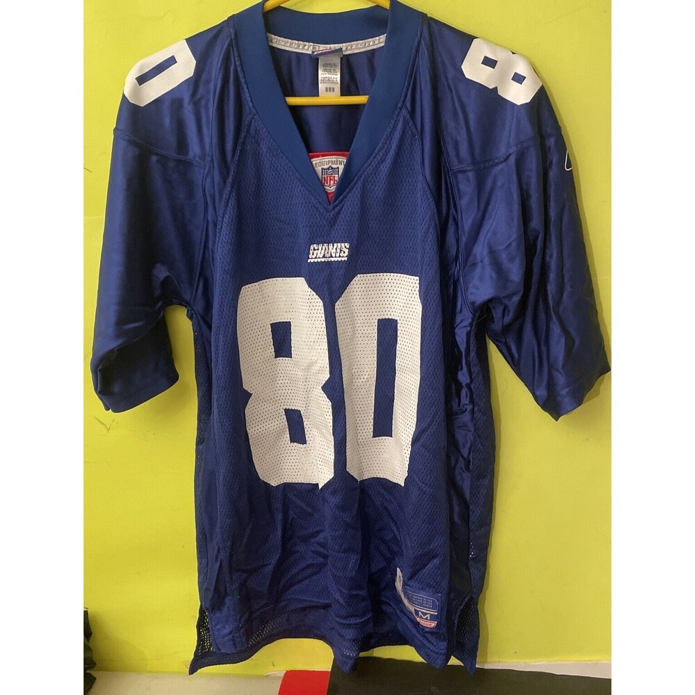 New York Giants #80 Jeremy Shockey Reebok NFL Football Jersey – Men’s Medium